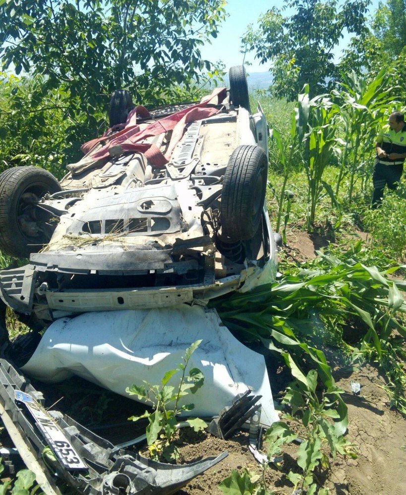 Niksar’da Trafik Kazası: 1 Yaralı