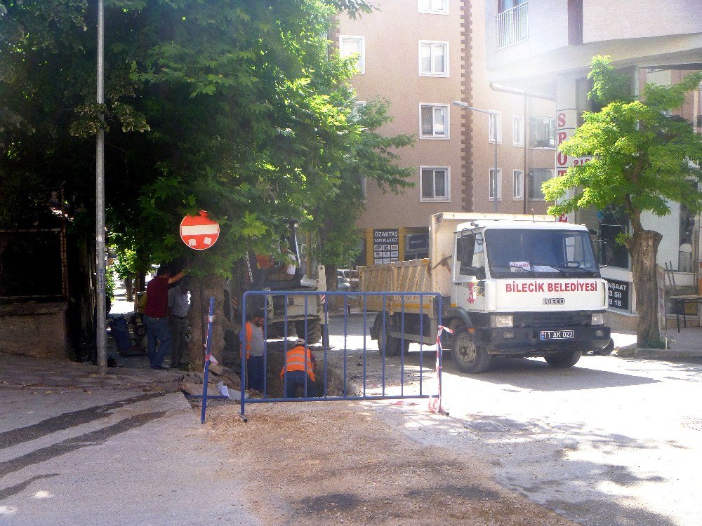 Bilecik’te İbrahim Bey Caddesi Yenileniyor