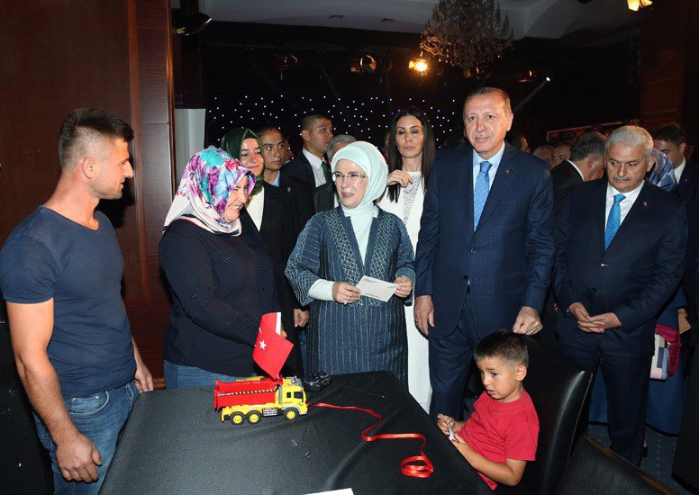 Erdoğan’dan 15 Temmuz’un Sembolü Minik Utku Enes’e Özel İlgi