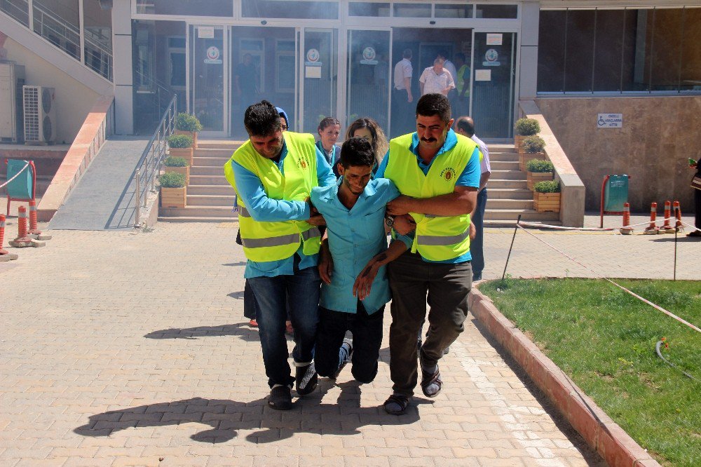 Elazığ’da Gerçeği Aratmayan Tatbikat