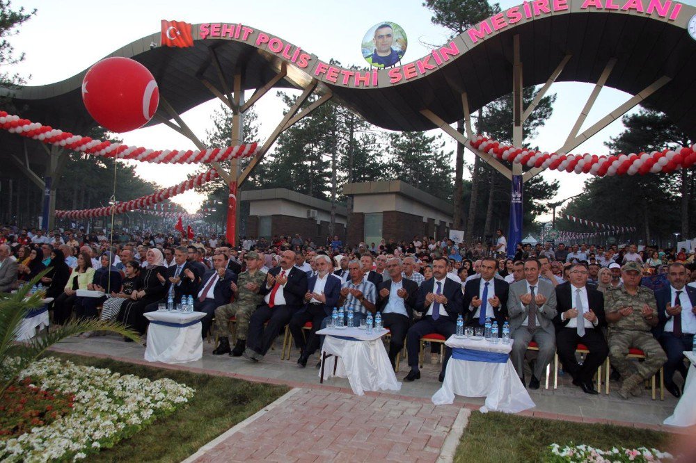 Şehit Polis Fethi Sekin Mesire Alanı Törenle Açıldı