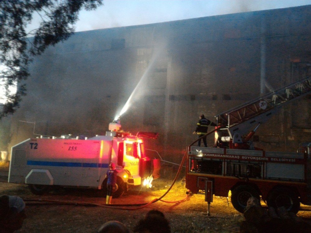 Kahramanmaraş’ta Fabrika Yangını