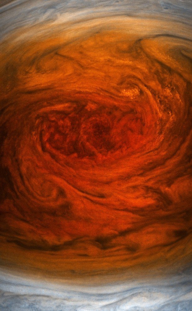 Nasa, Jupiter’deki "Büyük Kırmızı Leke"yi Yakından Fotoğrafladı