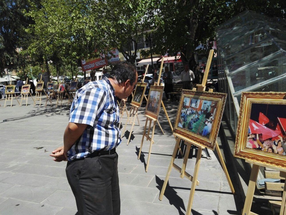 Kahta’da 15 Temmuz Resim Sergisi Açıldı