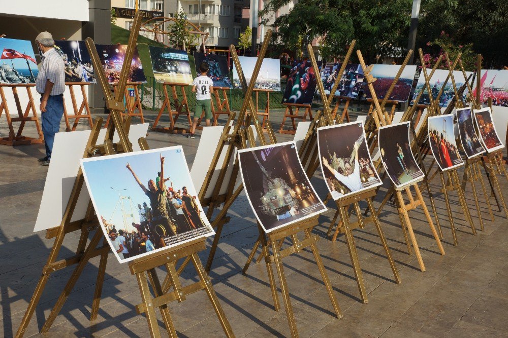 Aydın Ak Parti Hain Darbe Girişimini İha’nın Fotoğrafları İle Anlattı