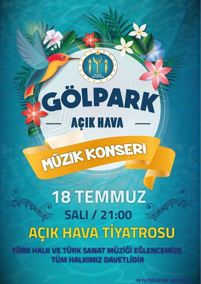 Gölpark’ta Açık Hava Müzik Konseri Yapılacak