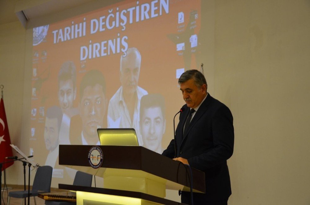 Harran Üniversitesinde Tarihi Değiştiren Kutlu Direniş Paneli