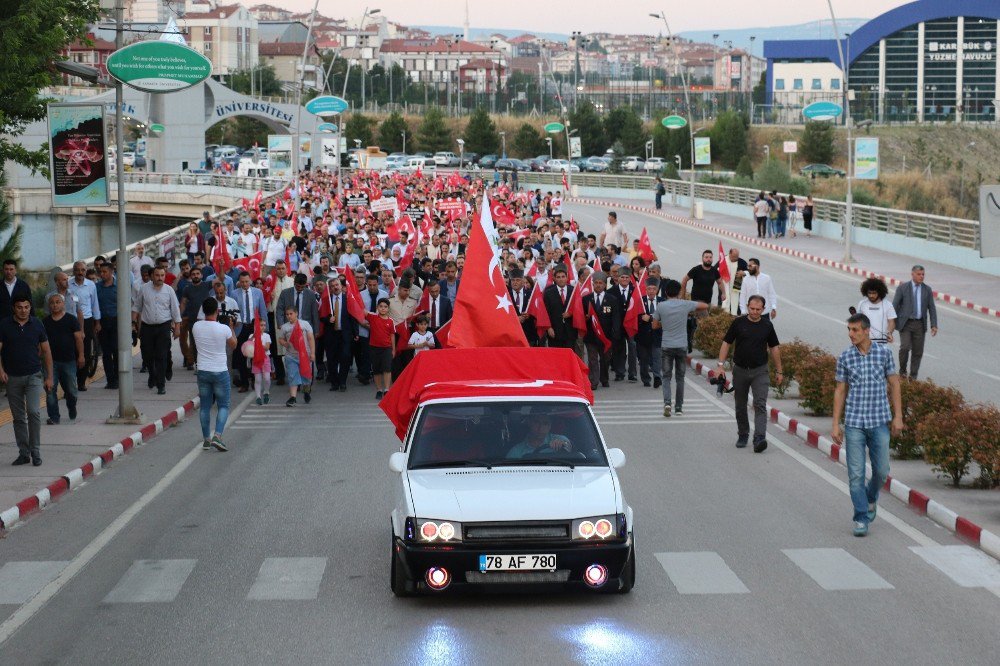 Kbü’de 15 Temmuz Milli Birlik Etkinliği