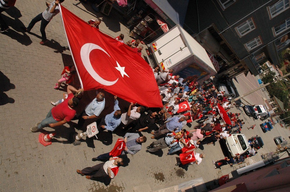 Hanönü İlçesinde 15 Temmuz Demokrasi Yürüyüşü Yapıldı