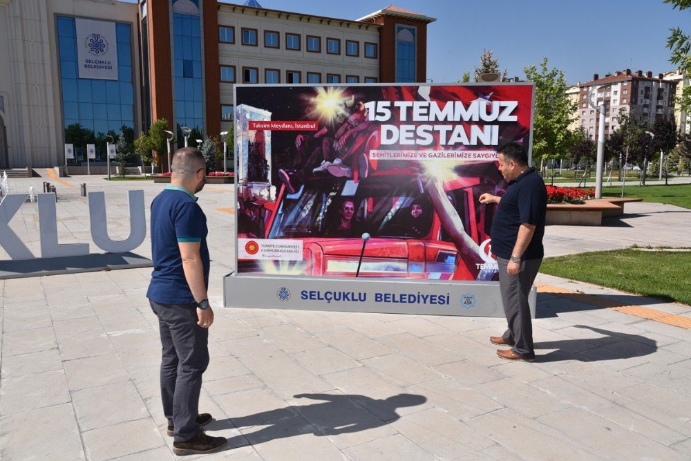 Selçuklu Belediyesi’nden 15 Temmuz Destanı Sergisi