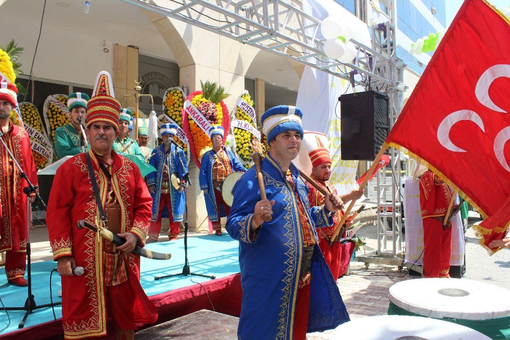 Osmanlı Ocakları Menderes İlçe Başkanlığına Mehterli Açılış