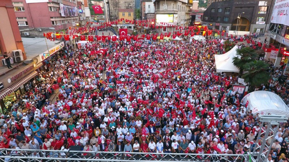 Zonguldak’ta 15 Temmuz Demokrasi Ve Milli Birlik Günü Etkinlikleri