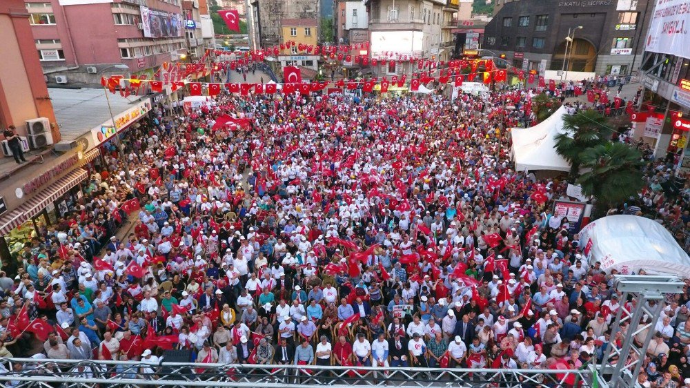 Zonguldak’ta 15 Temmuz Demokrasi Ve Milli Birlik Günü Etkinlikleri