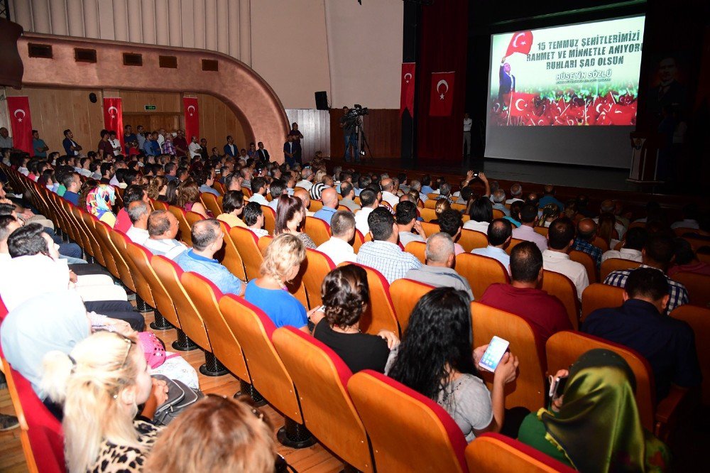 Başkan Sözlü: "O Gece Türkiye’den Yükselen İlk Ses Liderimiz Devlet Bahçeli’nin Sesidir"