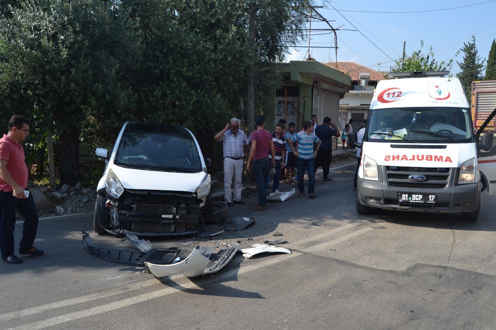 Adana’da Otomobil Tır İle Çarpıştı: 1 Yaralı