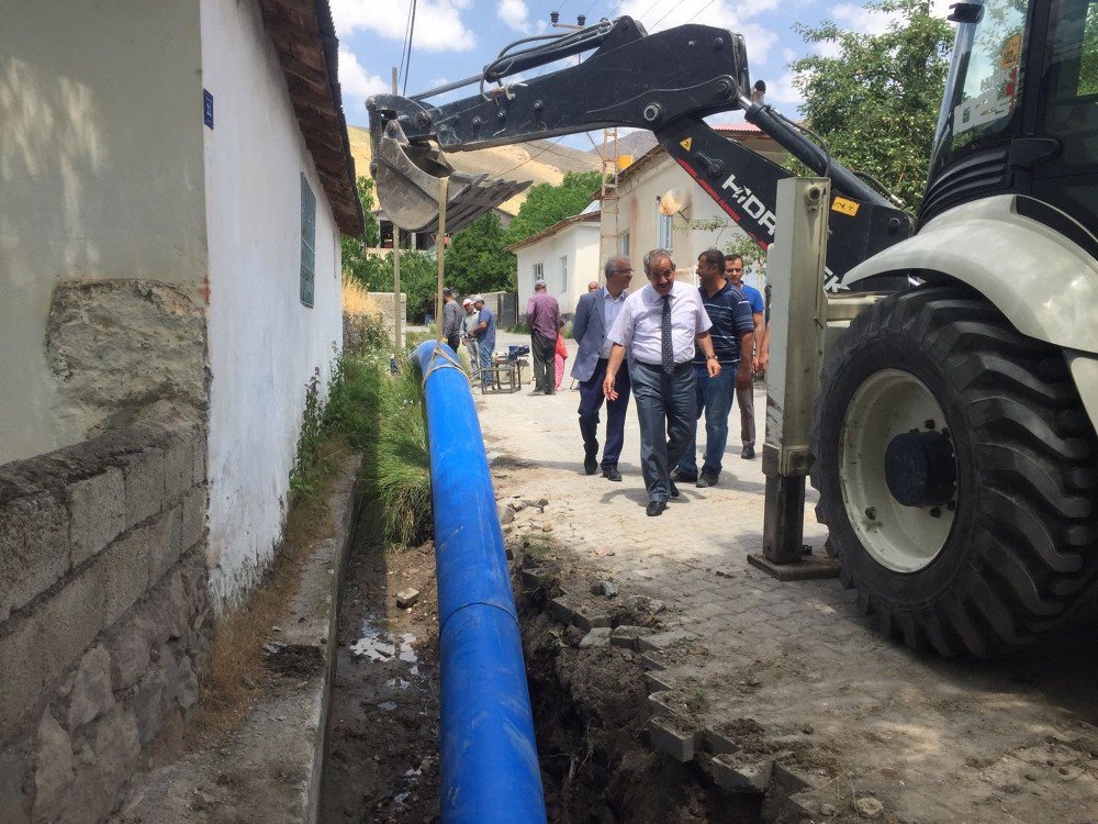 Adilcevaz’da Kapalı Sistem Sulama Projesinde İlk Adım