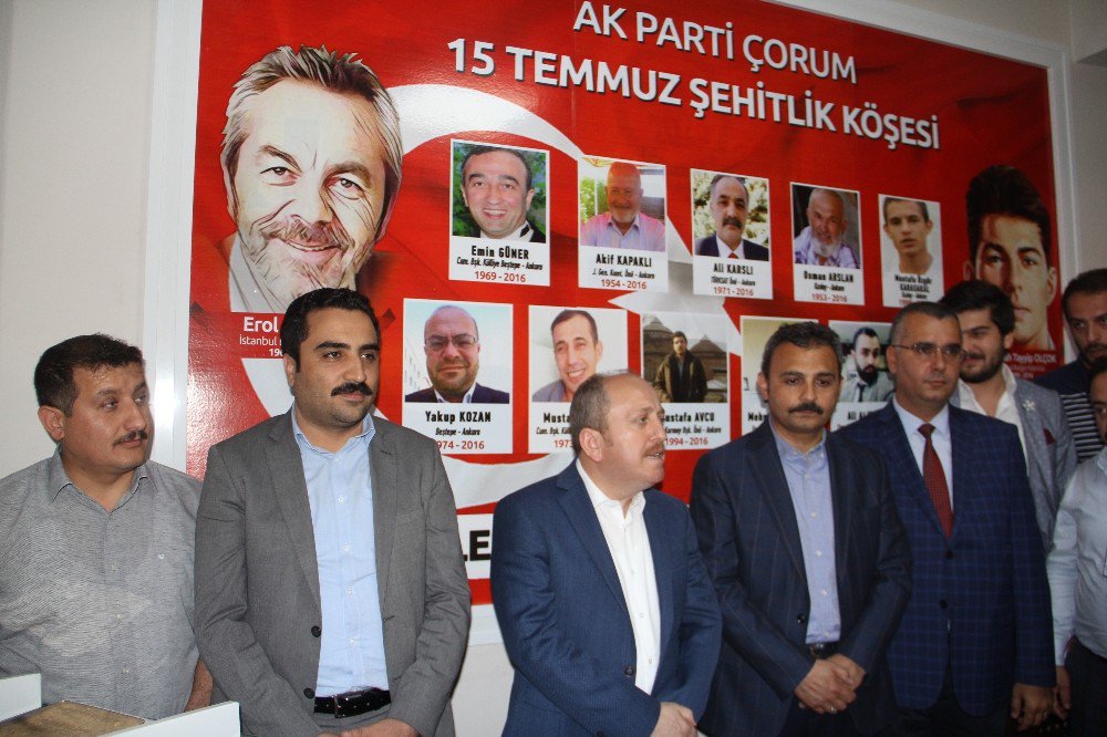 Ak Parti’den Çorumlu Şehitlere Vefa