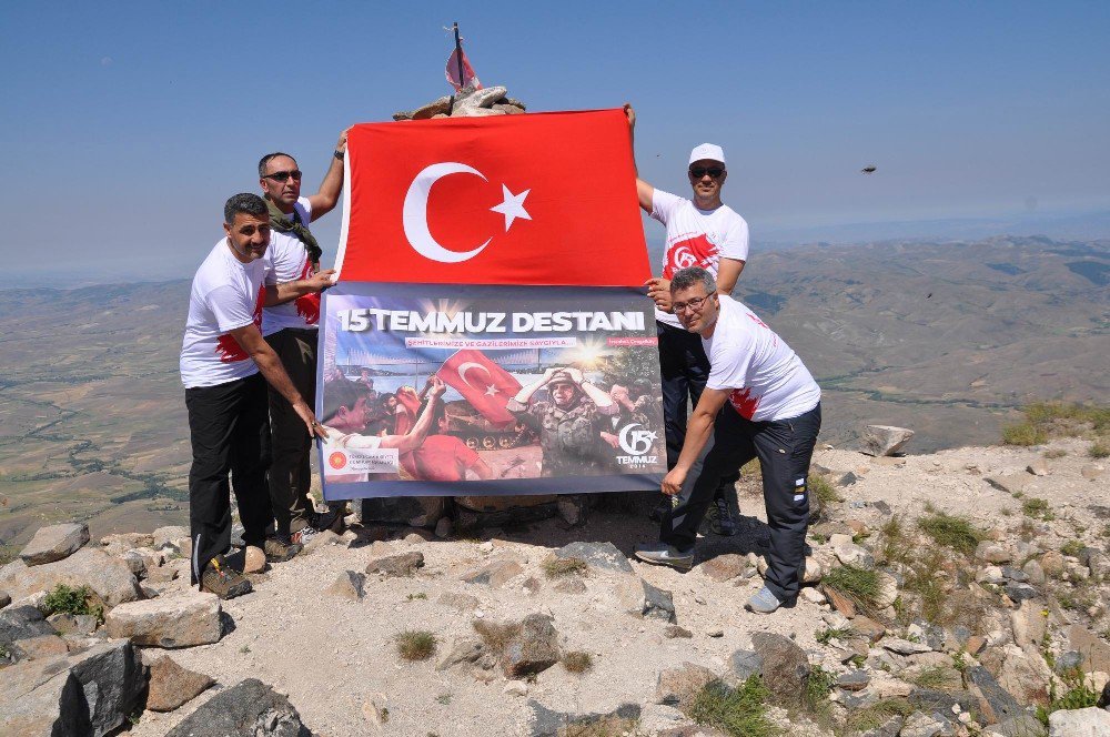 15 Temmuz Şehitlerini Anmak İçin Yıldız Dağı’na Tırmandılar