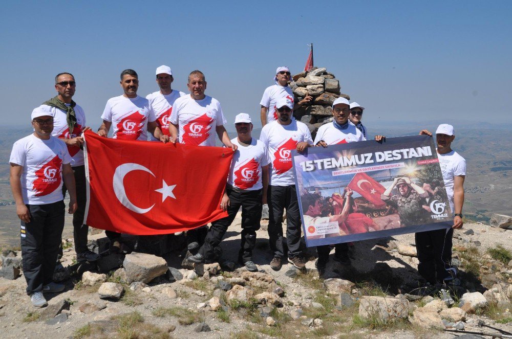 15 Temmuz Şehitlerini Anmak İçin Yıldız Dağı’na Tırmandılar