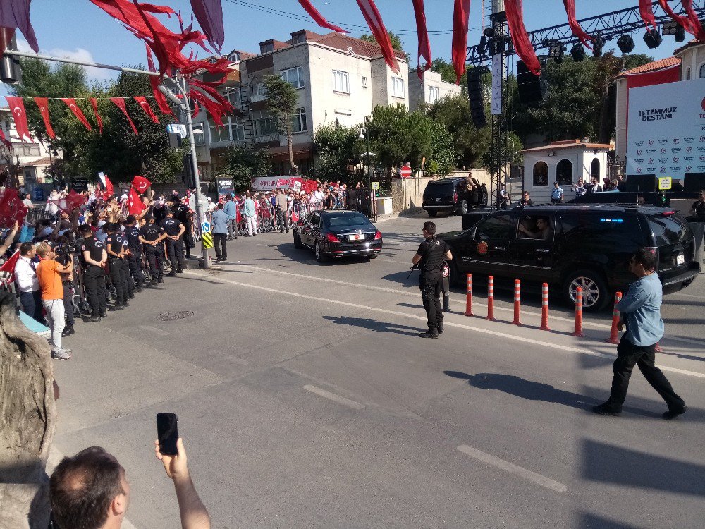 Cumhurbaşkanı Erdoğan, 15 Temmuz Törenleri İçin İstanbul’a Geldi