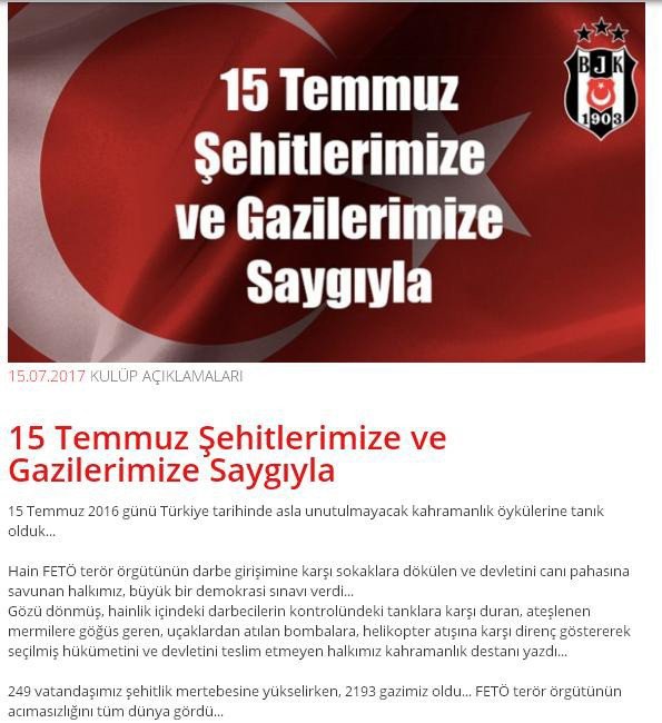 3 Büyükler, 15 Temmuz’u Unutmadı