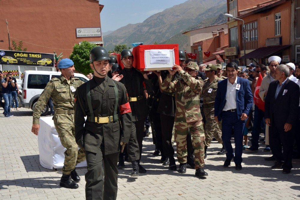 Şehit Korucu Yılmaz İçin Tören Düzenlendi