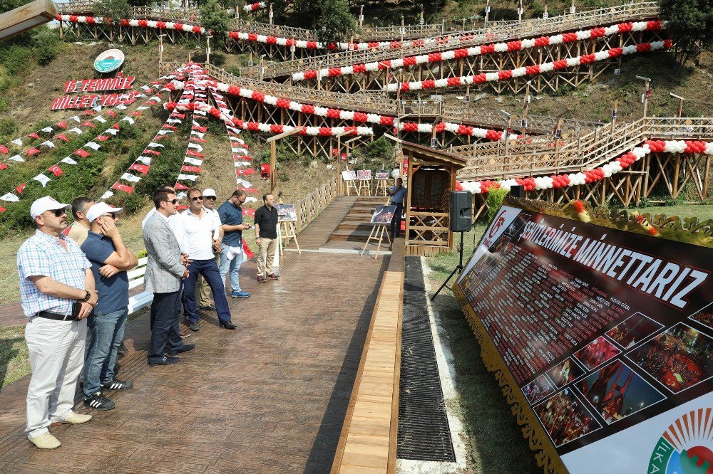 İlkadım’da "15 Temmuz Millet Yolu Ve Şehitler Anıtı" Açıldı