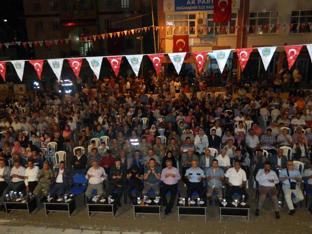 Doğanşehir’de 15 Temmuz’u Anma Programı