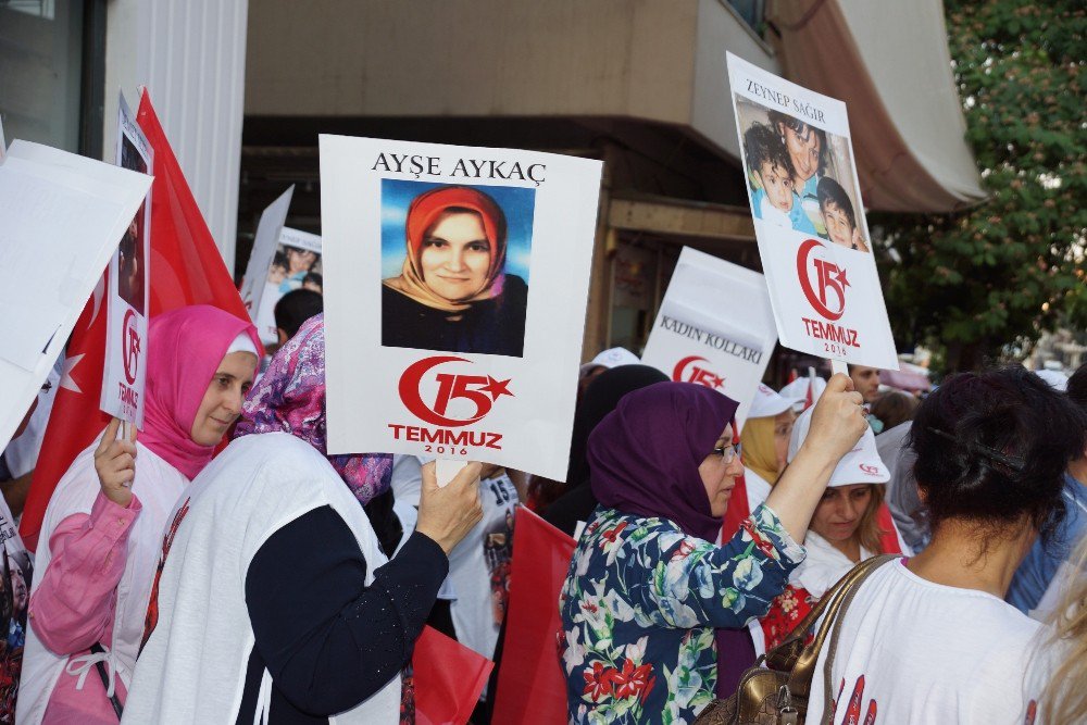 Aydınlılar 15 Temmuz Etkinliklerine Yoğun İlgi Gösterdi