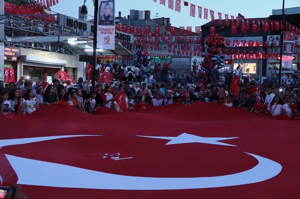 Malatya 15 Temmuz’un Yıl Dönümünde Meydanlarda