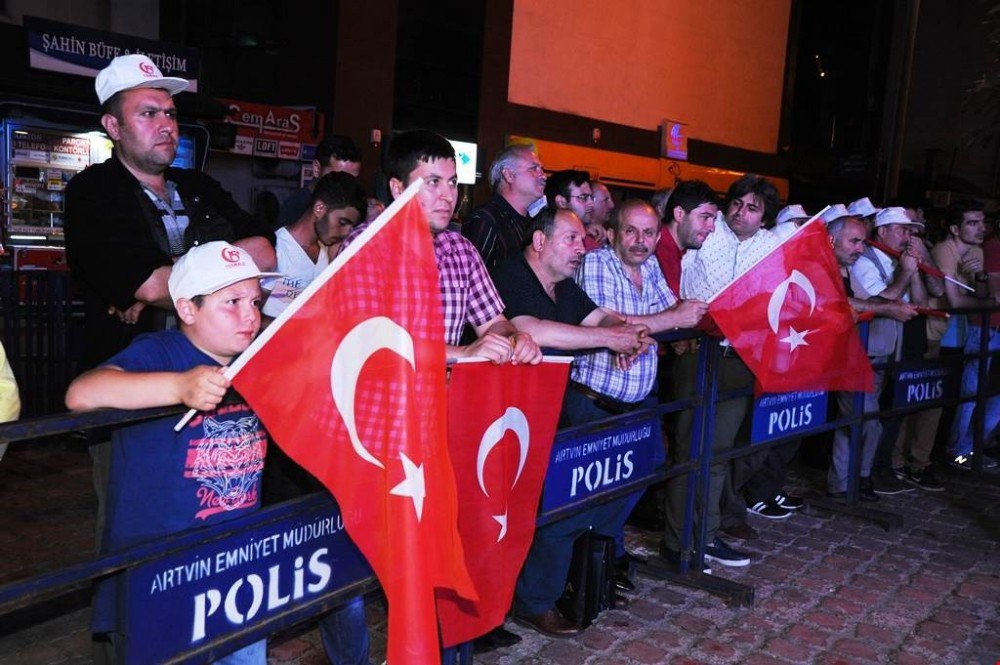 Artvin’de 15 Temmuz Şehitlerini Anma, Demokrasi Ve Milli Birlik Günü Etkinlikleri