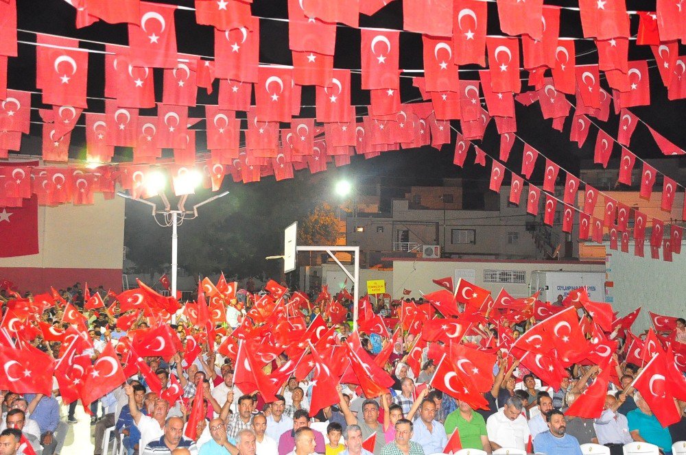 Ceylanpınar’da 15 Temmuz Coşkusu