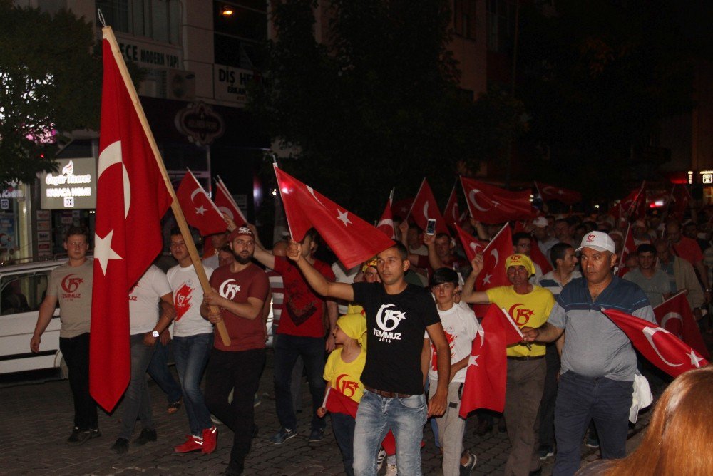 Çan’da Binlerce Kişi Yine Sokaklardaydı