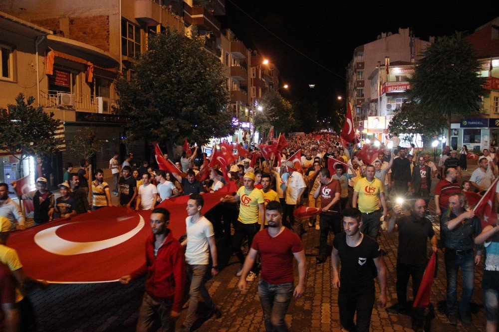 Çan’da Binlerce Kişi Yine Sokaklardaydı