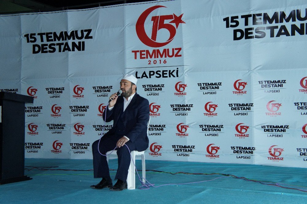 Lapseki’de 15 Temmuz Kutlamaları