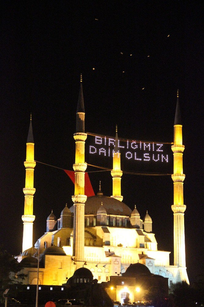 Selimiye Camii’nde ‘15 Temmuz Selası’