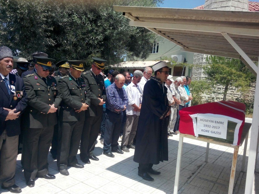 Kore Gazisi Askeri Törenle Son Yolculuğuna Uğurlandı