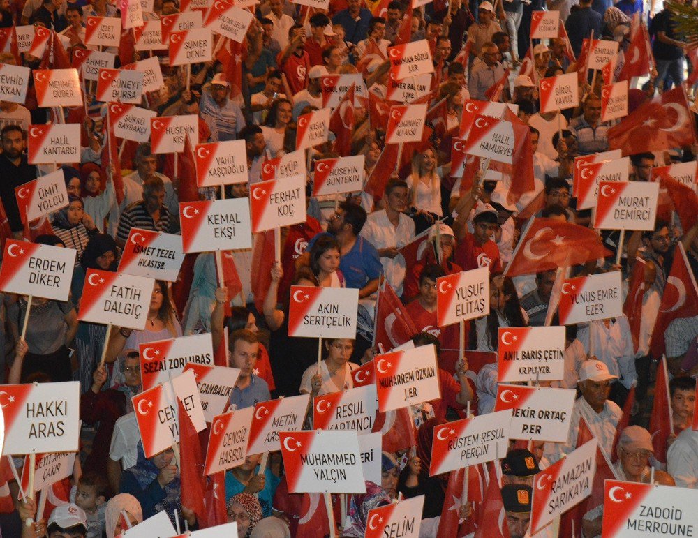 Manisa’nın İlçelerinde 15 Temmuz Etkinlikleri