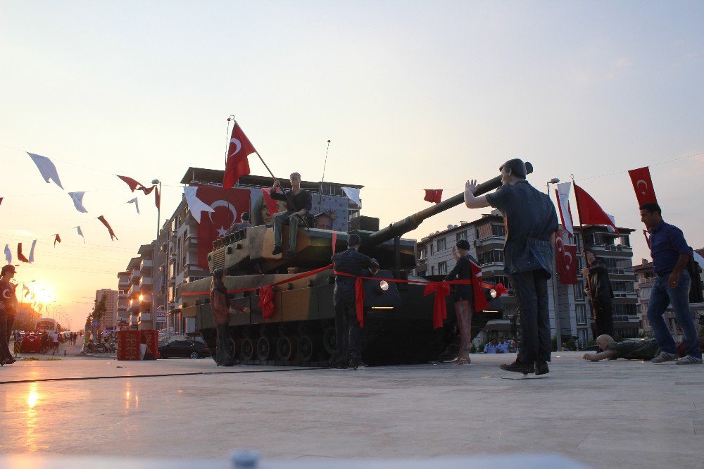 15 Temmuz Şehitler Anıtı Denizli’de Açıldı