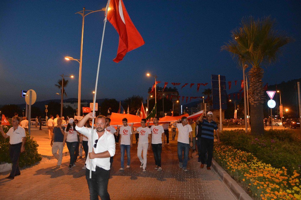 Ortaca’da 15 Temmuz Demokrasi Ve Milli Birlik Günü Etkinlikleri