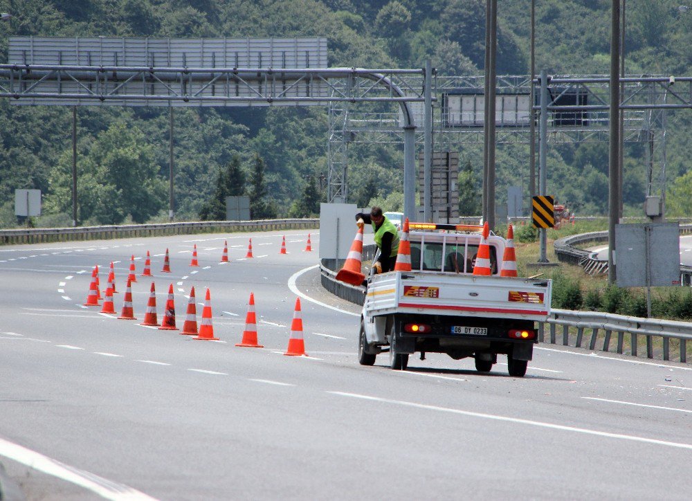 Tem Otoyolu Trafiğe Açıldı, Bolu Dağı’nda Trafik Rahatladı