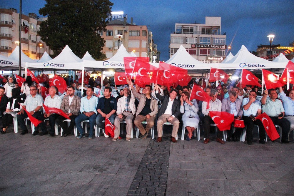 Çanakkale’de Vatandaşlar Nöbet Tuttu