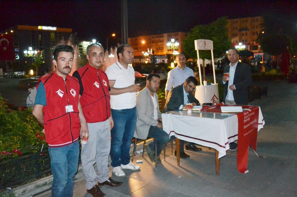 Asp İl Müdürlüğü’nden 15 Temmuz Şehitler Anma, Demokrasi Ve Milli Birlik Günü Standı