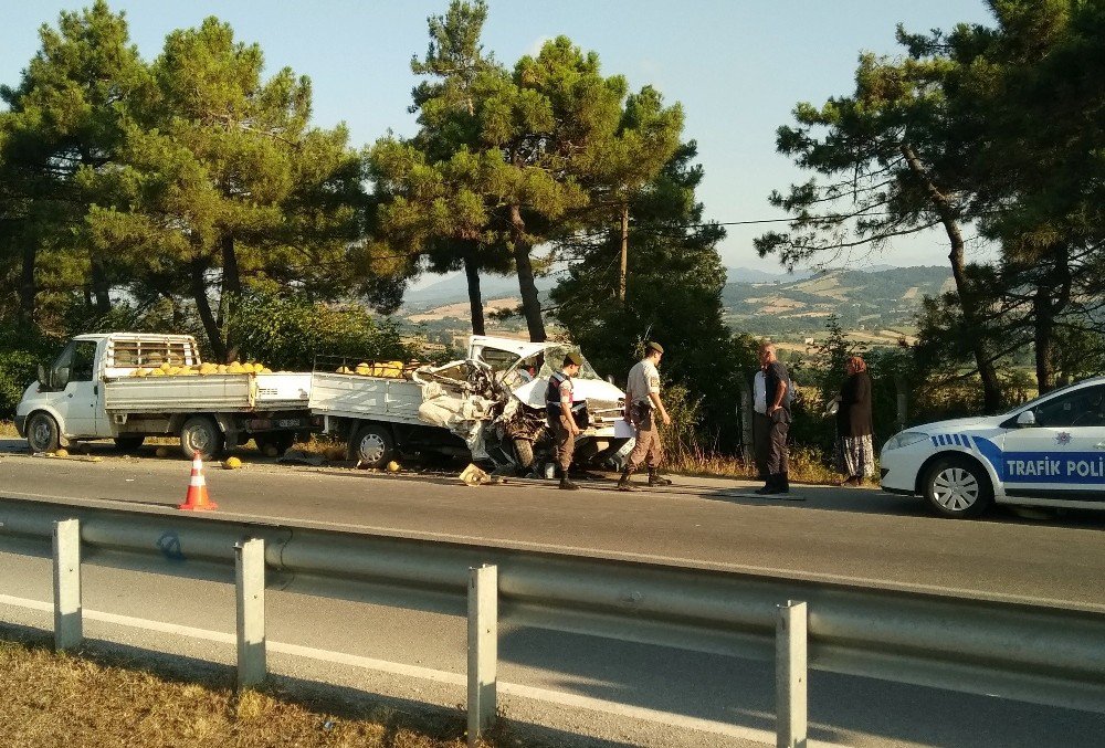 Bafra’da Trafik Kazası: 1 Yaralı