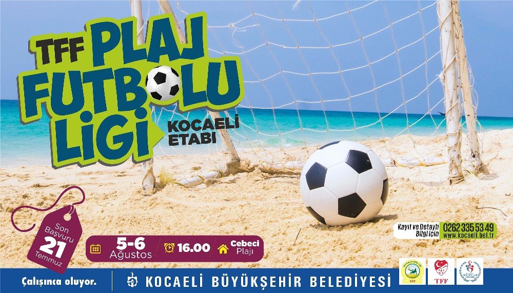 Büyükşehir Plaj Futbolu Organizasyonu Gerçekleştirecek