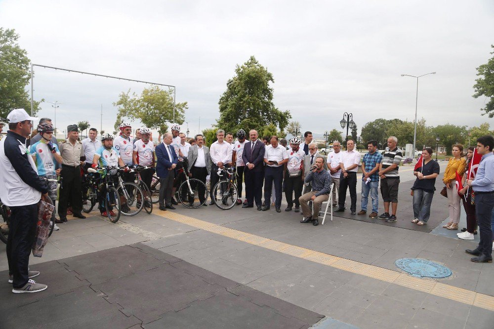 15 Temmuz Şehitleri İçin Konya’dan Çanakkale’ye Pedal Çeviriyorlar