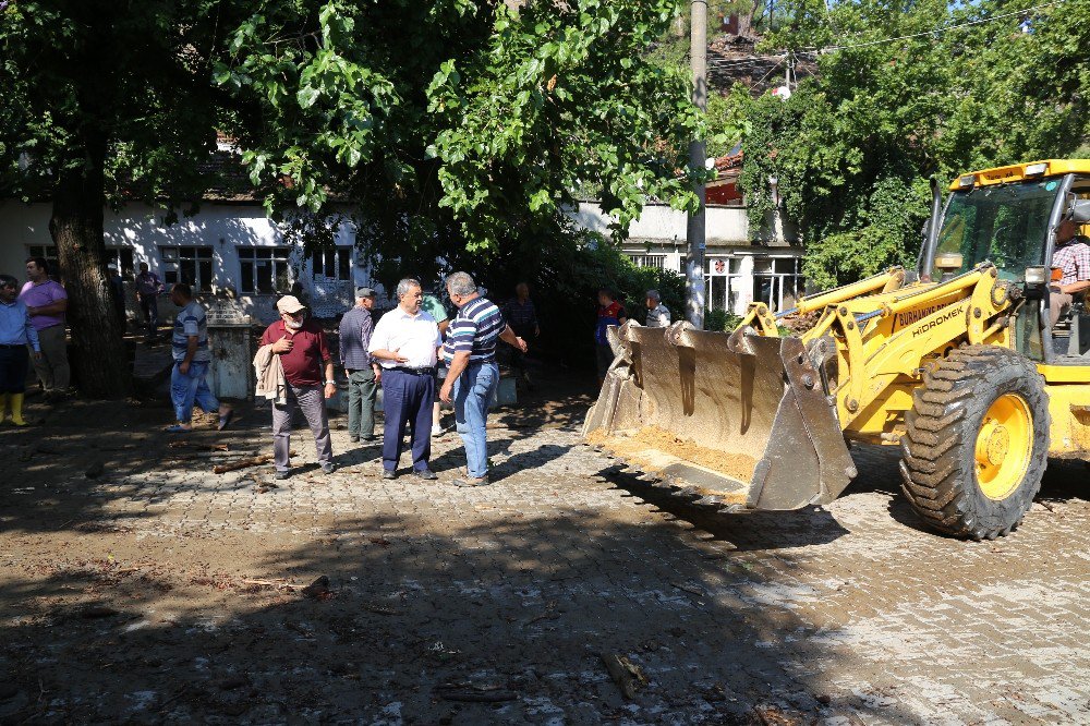 Selin Vurduğu Sübeylidere’de Başkan Uysal İşleri Bizzat Takip Etti