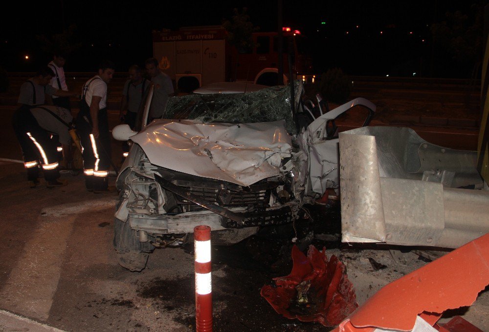 Elazığ’da Trafik Kazası:2 Yaralı