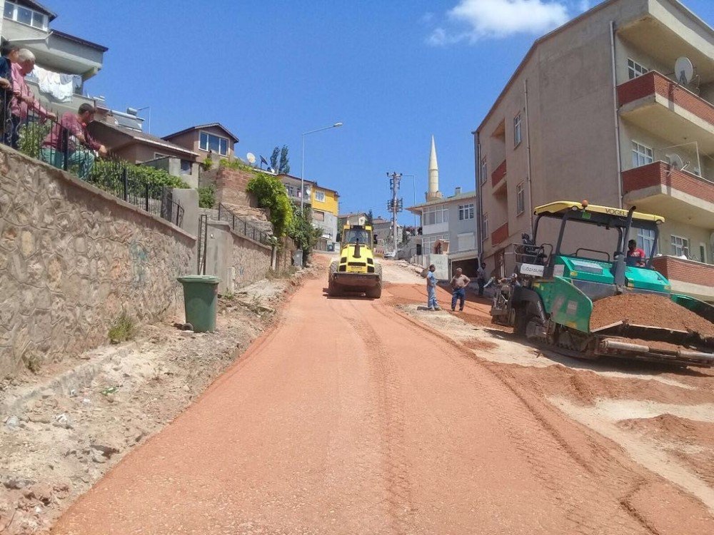 Kışladüzü’nde Yol Çalışmaları Sürüyor