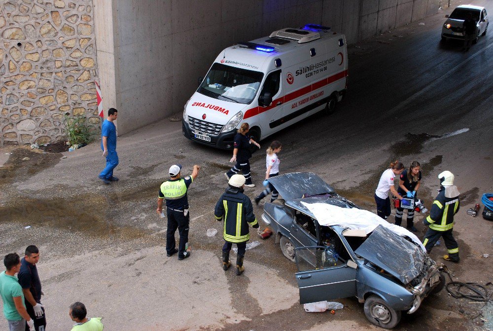 Otomobil Köprüden Uçtu: 1 Ölü, 1 Yaralı